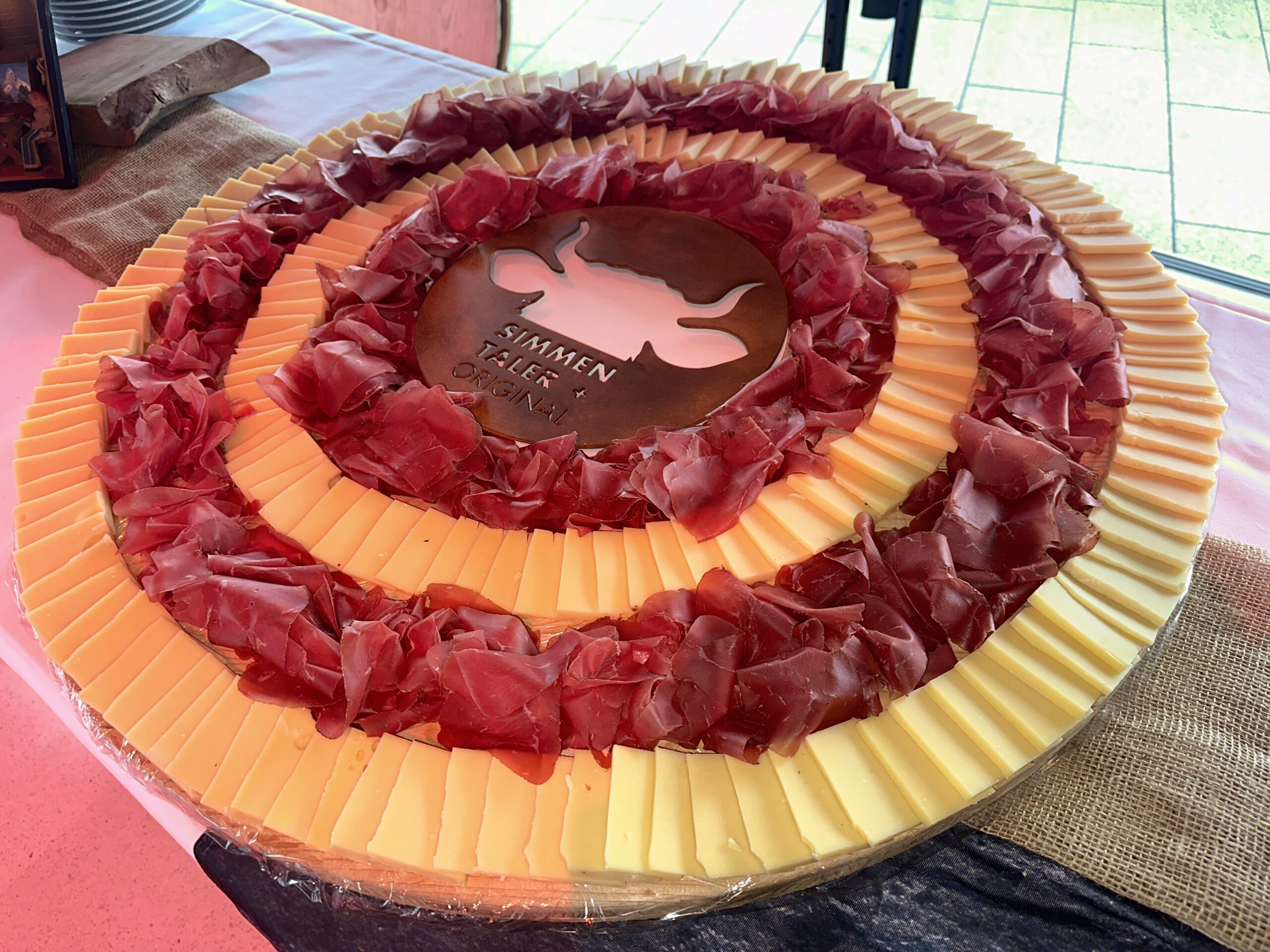 Käse-Fleischplatte